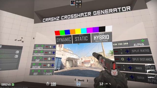 КАК СДЕЛАТЬ ИДЕАЛЬНЫЙ ПРИЦЕЛ В CS 2 ?! НАСТРОЙКА ПРИЦЕЛА КС 2