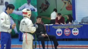 Соревнования по ТХЭКВОНДО GTF Казань Россия. Спарринг.