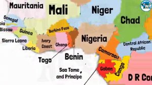 КАРТА МИР (Africa Countries 2023 -28-54)