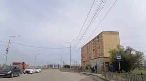 Автопоездка по дорогам улиц в Якутске. 13 июля 2023 года.