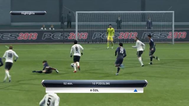 PES 2013 Japan vs Germany Highlights смотреть онлайн