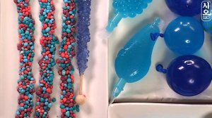 ASMR MUKBANG | 직접 만든 갤럭시 꿀젤리 블루 디저트 아이스크림 먹방 & 레시피 DESSERT GALAXY HONEY JELLY CANDY