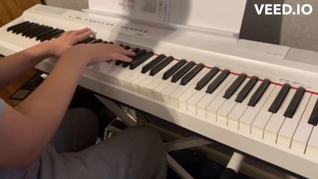 Liebestraum no.3 progress on Yamaha p125 keyboard pt2 смотреть онлайн