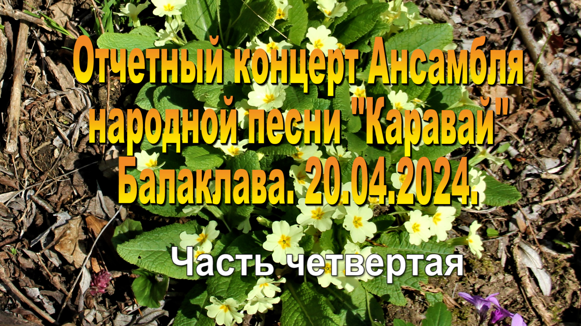 20.04.2024. Отчетный концерт ансамбля "Каравай". часть 4