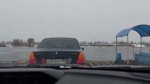 Паромная переправа. Заезд на паром))