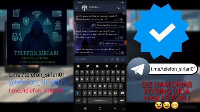 2021 uchun musiqa bot yaratish смотреть онлайн