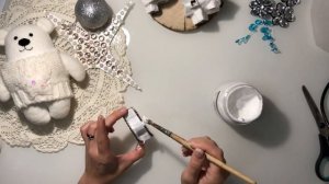 DIY ВОЛШЕБНАЯ КНИГА/ МАСТЕР-КЛАСС СНЕЖНАЯ ДЕРЕВЕНЬКА. Новогоднее украшение