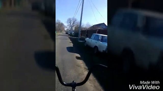 Дальняк на вилосипеде -,Опасное вождение на вилосипеде ....! смотреть онлайн