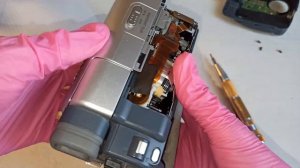вскрытие камеры Sony DCR-TRV255E как добраться до матрицы Видоискателя  ICX223CKA 💫  @PlusDevice
