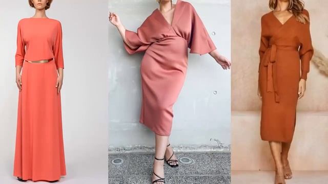 ПЛАТЬЯ С ЦЕЛЬНОКРОЕНЫМ РУКАВОМ смотреть онлайн