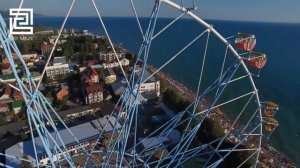 Самое большое в России колесо обозрения. Лазаревское колесо обозрения.