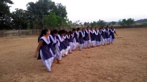 Dhemsa dance by students. Govt.SSD GHS Jodinga.???