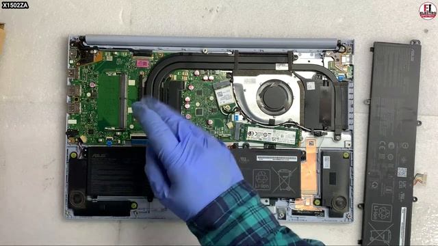 How To Replace Battery Asus VivoBook 15 X1502ZA / Disassembly And Assembly смотреть онлайн
