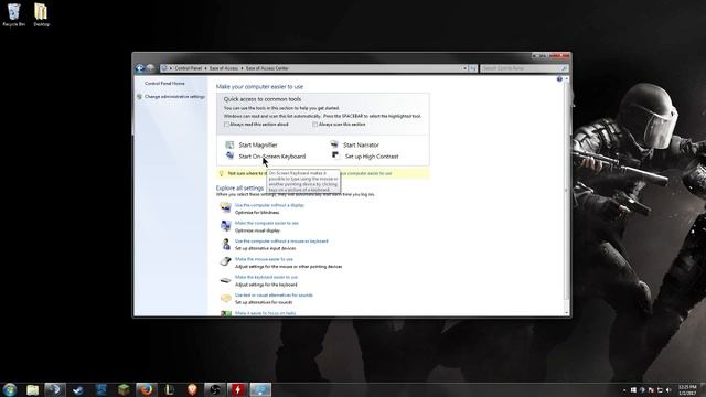 HOW TO TURN ON THE ON SCREEN KEYBOARD WINDOWS 7 смотреть онлайн