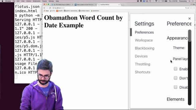 Coding Train Live 71: Coding Challenges: Circle Packing and White House Data Visualization