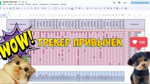 Создаем свой трекер привычек с 0 в Google Таблице, который изменит вашу жизнь!