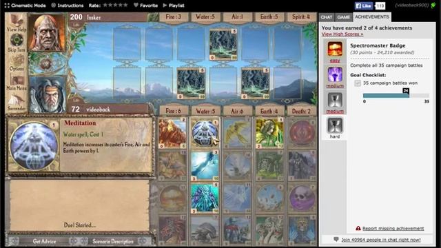 Spectromancer Gathering of Power Walkthrough (Easy, Medium, Medium and Hard Badges) смотреть онлайн