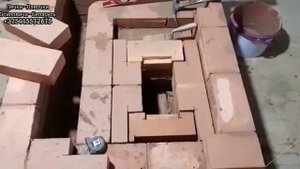 Простенькая печь с плитой для вашего дома.