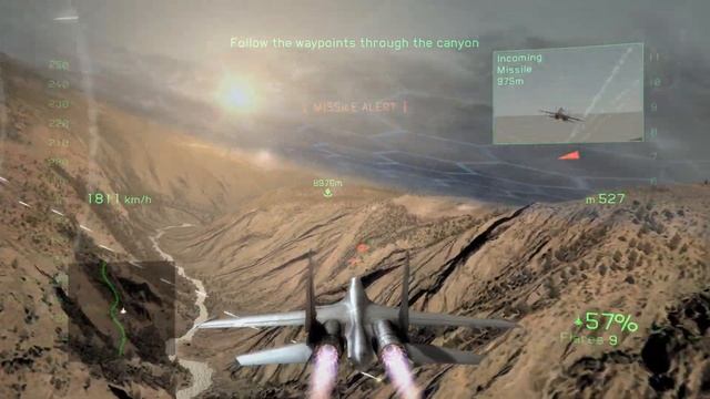 Tom Clancy's H.A.W.X 2 Mission 15. Getaway (Expert) [Ko Walkthrough] смотреть онлайн