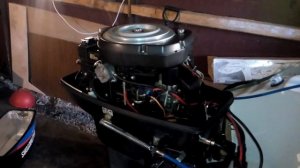 Запуск после зимы лодочного мотора Selva 30 Baltmotors 30 Zongshen