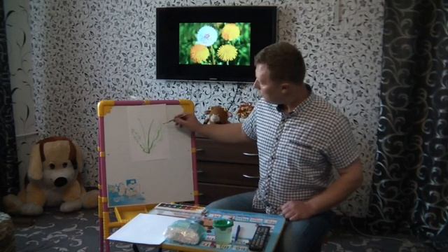 Рисование средняя группа "Одуванчики"