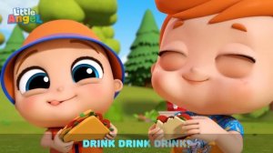 3 Little Pigs | Little Angel | Nursery Rhymes & Cartoons for Kids | Moonbug