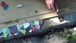 Как я мозаику на даче выкладывал