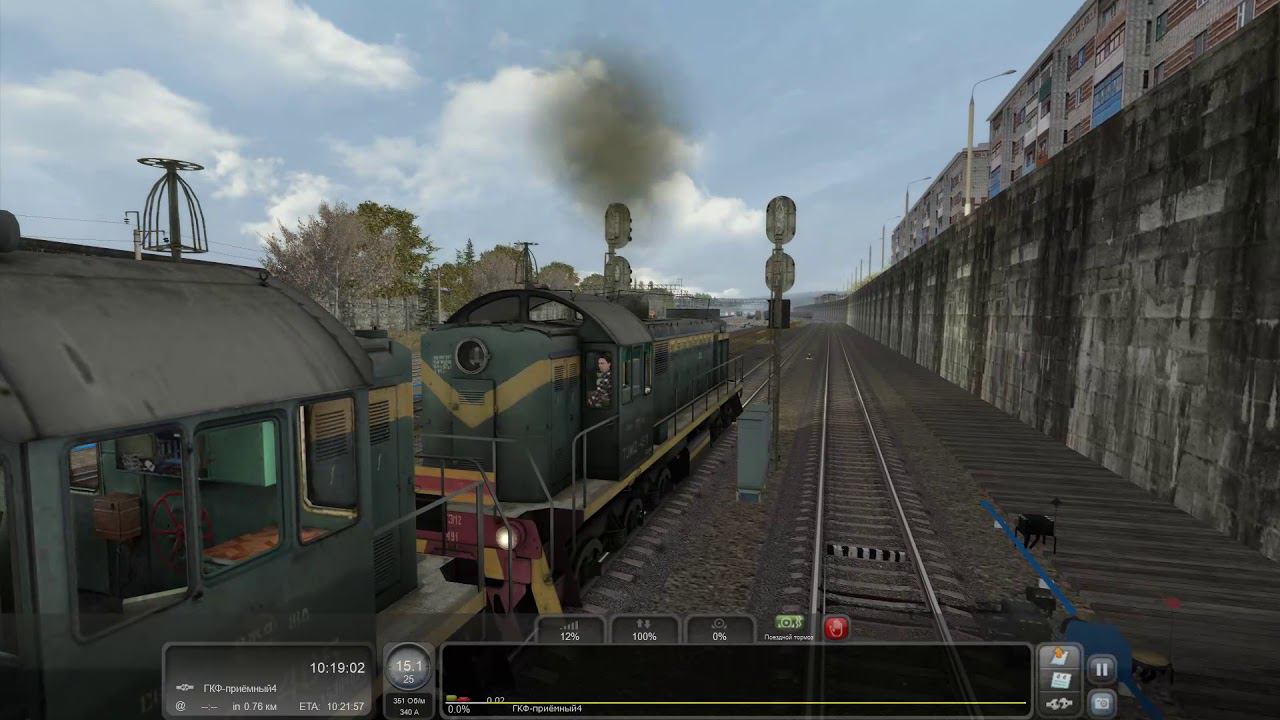 [Train Simulator 2018] Сценарий #8 | Маневры на ТЭМ2 по АО Гипс Кнауф [07/03/2018]