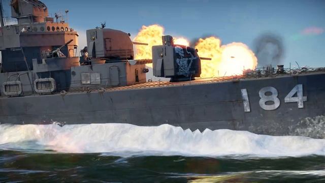 Guide to Effective Gunboat Diplomacy: The Destroyer School | JDS Yūgure Fletcher Class Training Shi смотреть онлайн