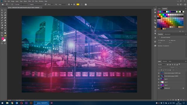 УРОК PHOTOSHOP | ОБРАБОТКА ФОТО В СТИЛЕ CYBERPUNK 2077 смотреть онлайн