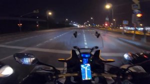 На мотоцикле по ночной Москве l Ночной прохват l МКАД l Africa Twin CRF 1000L l Мотобудни #4