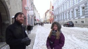 Поездка на новогодних каникулах в Эстонию.Таллин.Экскурсия по старому городу.