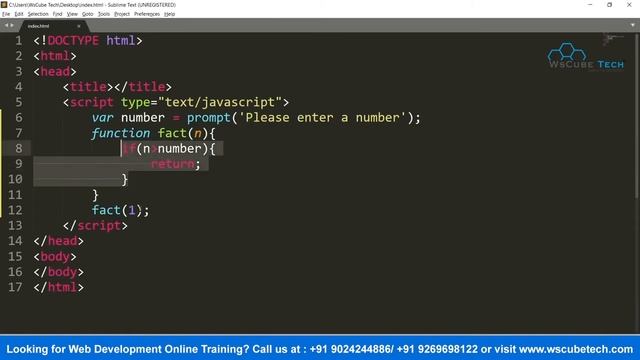 JavaScript Find the Factorial of a Number Using Recursion Programs | JavaScript Program
