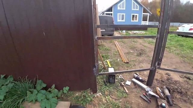ВОРОТА и КАЛИТКА из профтрубы. ЛЕГКО, БЫСТРО и ПРОСТО. СВОИМИ РУКАМИ смотреть онлайн
