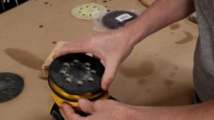 How to Replace DeWalt Orbital Sander Pad ~ Easy!