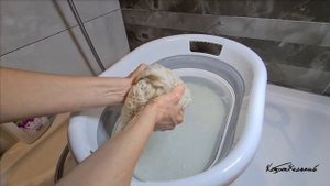 Как стирать изделия из КОЗЬЕГО ПУХА