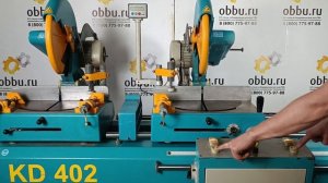 YILMAZ KD 402 Двухголовочная маятниковая отрезная пила для профиля из ПВХ и алюминия #obbu.ru
