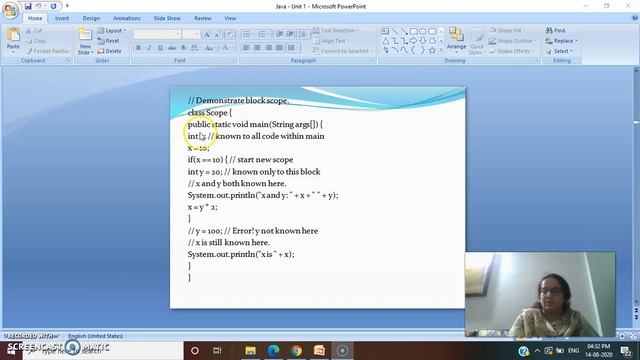 Java Unit 1,Scope & Life Time of a Variable ,By Prof. Shuhbra Dwivedi, ITS Mohan Nagar, Ghaziaba смотреть онлайн