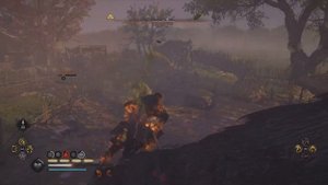 Assassin's Creed Valhalla_Прошел. Гореть и победить трех с элитных воинов с щитами
