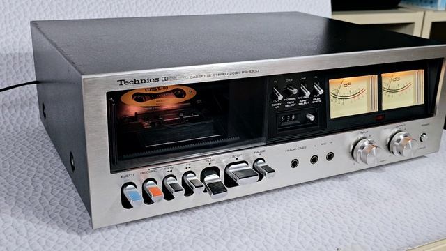 Кассетная дека Technics RS-630U. Стрелки! Первое включение. смотреть онлайн