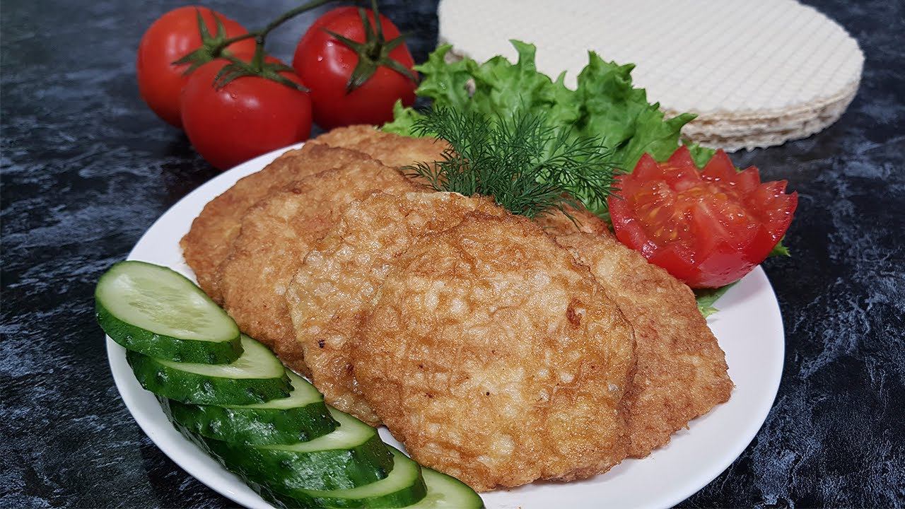Вафельные бризольки | Бризоли с мясным фаршем