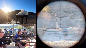 LCS Air Arms SK-19 Full Auto Airgun VS Ice Block