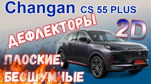 Дефлекторы (ветровики) окон 2D - CHANGAN CS55 Plus (II) с 2021г.в. - Стрелка11