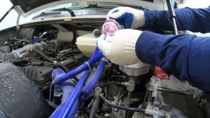 УАЗ АКПП Фильтр и патрубки меняем местами