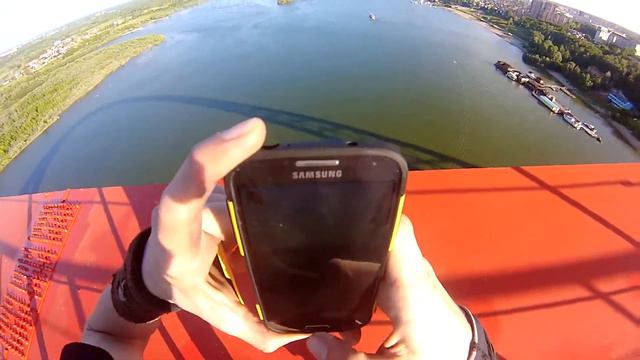 Прогулка по Бугринскому мосту GoPro Parkour смотреть онлайн