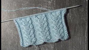 МК Красивый узор спицами