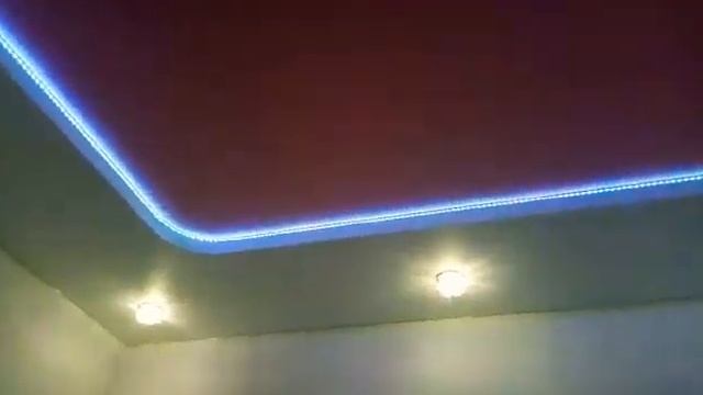 Двухуровневый натяжной потолок смотреть онлайн