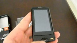 Sony NWZ-A864 Unboxing
