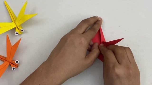 Делаем стрекоз из бумаги своими руками! ОРИГАМИ, Поделки из бумаги \\ Origami Craft