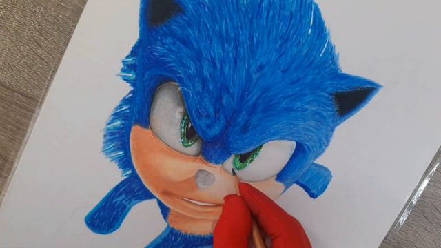 Рисуем Соника. Sonic draw. Movie ?.How to speed drawing.with pencils Marco Renoir Fine Art & Jumbo. смотреть онлайн